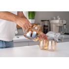 ARDESTO Заварник Golden Moon, 1000мл, боросилікатне скло, бамбук, золотистий ARDESTO Заварник Golden Moon, 1000мл, боросилікатне скло, бамбук, золотистий