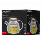 ARDESTO Заварник Iceberg, 1000мл, боросилікатне скло, бамбук, прозорий ARDESTO Заварник Iceberg, 1000мл, боросилікатне скло, бамбук, прозорий