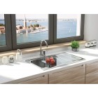 Deante Змішувач для кухні Aster, довж.виливу - 184мм, складний, 1важіль, хром Deante Змішувач для кухні Aster, довж.виливу - 184мм, складний, 1важіль, хром