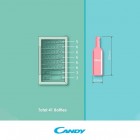 Candy Холодильник для вина, 84.5x49х55, холод.відд.-118л, зон - 1, бут-41, ST, дисплей, чорний