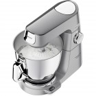 Kenwood Кухонна машина Titanium Chef Baker, 1200Вт, чаша-метал, корпус-метал, насадок-3, вбудовані ваги, дисплей, срібний