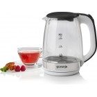 Gorenje Електрочайник 1.7л, 2,200 Вт, strix контроль, скло, білий