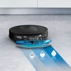 Rowenta Робот-пилосос миючий X-Plorer Serie 65+, 2300ПаВт, h=9.5см, 0.3л, конт пил -0.35л, автон. робота до 168хв, чорний