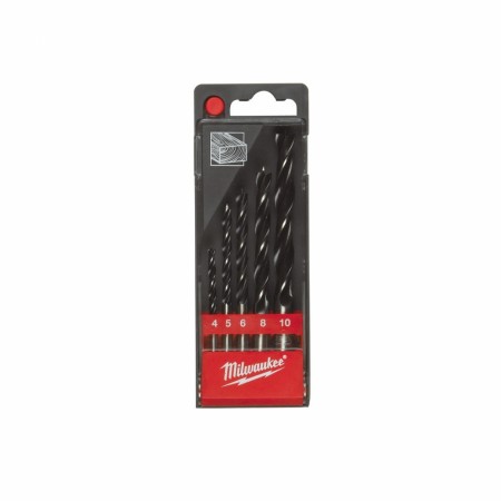 Milwaukee Набір свердел по дереву, 5шт, 4-10мм, кейс