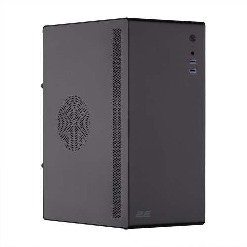 2E Корпус Credo V200B-400, з БЖ 2E ATX400, 2xUSB3.0, 1x80мм, VGA 250мм, mATX, чорний