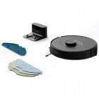 Rowenta Робот-пилосос X-Plorer Serie 75 S, h=9.5см, вологе прибирання, конт пил -0.4л, вода -0.3л, автон. робота до 120хв, НЕРА, управління через смартфон, чорний