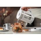 ARDESTO Електрочайник 1.5л, скло+пластик, білий