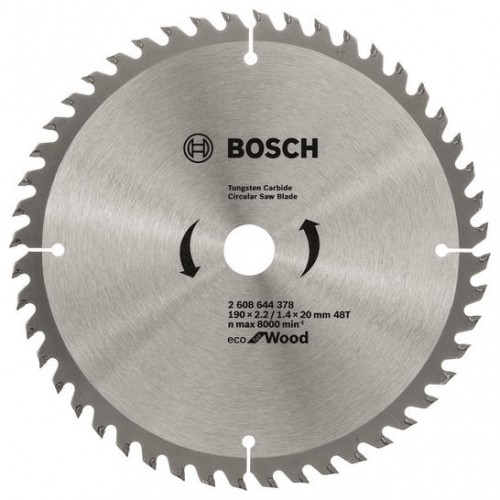 Bosch Диск пиляльний Eco for Wood 190x2.2x20-48T Bosch Диск пиляльний Eco for Wood 190x2.2x20-48T