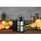 ARDESTO Соковитискач відцентрований 1000Вт, чаша-0.5л, жмих-1.5л, пластик/метал, сріблясто-чорний