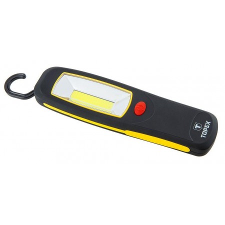 Topex Ліхтар ручний на батарейках, AAAx3, 3Вт, магніт, гачок