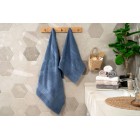 ARDESTO Набір рушників махрових Lotus 2 шт., 50х90см, 70х140см, 100% бавовна, синій ARDESTO Набір рушників махрових Lotus 2 шт., 50х90см, 70х140см, 100% бавовна, синій