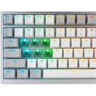 ASUS Клавіатура ROG Azoth 81key, NX Red, USB-A/WL/BT, EN, RGB, білий