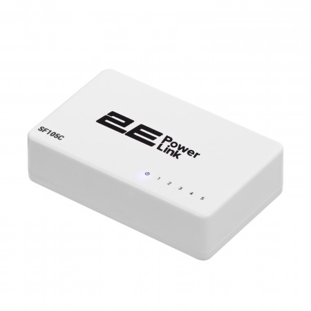 2E Комутатор PowerLink SF105C 5xFE, некерований, десктоп