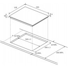 Candy Варильна поверхня індукційна, 60см, чорний