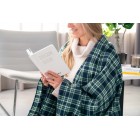 ARDESTO Плед Fleece, 160х200 см, 100% поліестер, клітинка зелена ARDESTO Плед Fleece, 160х200 см, 100% поліестер, клітинка зелена