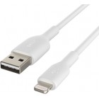 Belkin Кабель USB-A > Lightning заряджання/синхронізації 1м, 12Вт, PVC, (2 Pack), білий