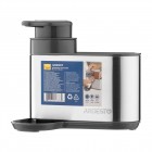 ARDESTO Органайзер для миючих засобів Ardesto, 8х12.7х16см, пластик, нержавіюча сталь, сірий ARDESTO Органайзер для миючих засобів Ardesto, 8х12.7х16см, пластик, нержавіюча сталь, сірий