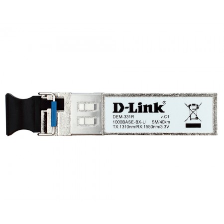 D-Link SFP-Трансівер 331R/40KM 1x1000Base-BX-U, WDM, SM, 40к