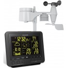 Sencor Метеостанція, внутр/зовн вимірювання, темп-ра, вологість, час, прогноз погоди, атмосферний тиск, шв. вітру, чорний Sencor Метеостанція, внутр/зовн вимірювання, темп-ра, вологість, час, прогноз погоди, атмосферний тиск, шв. вітру, чорний