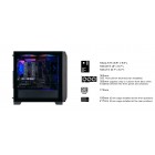 SilverStone Корпус FARA FA312Z-BG, без БЖ, 2xUSB3.0, 2x140mm ARGB fan, TG Side Panel, mATX, Black