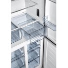 Gorenje Холодильник SBS, 182х64х80см, 4 двері, 265(129)л, А++, Інвертор , Зона св-ті, Внутр. Диспл, Нерж