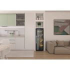 Candy Холодильник для вина, 146x49х55, холод.відд.-198л, зон - 1, бут-82, ST, дисплей, чорний