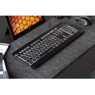 2E Клавіатура мембранна KS120 104key, USB-A, EN/UK/RU, White LED, чорний