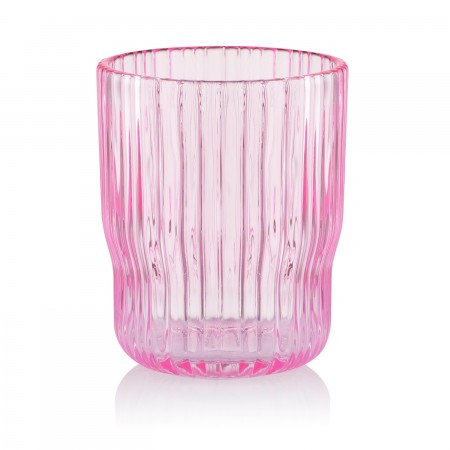 ARDESTO Набір склянок низьких 300мл, 2шт, скло, рожевий