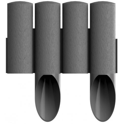 Cellfast Газонна огорожа STANDARD, 4 елементи, 2.3м, сірий Cellfast Газонна огорожа STANDARD, 4 елементи, 2.3м, сірий