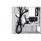 2E Gaming Корпус Calleo GB700W без БЖ 2xUSB3.0, 1xUSB2.0, 4x120мм ARGB, VGA 320мм, LCS ready, контролер з пультом, TG Side Window, mATX, білий