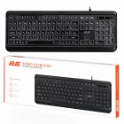 2E Клавіатура мембранна KS120 104key, USB-A, EN/UK, White LED, чорний 2E Клавіатура мембранна KS120 104key, USB-A, EN/UK, White LED, чорний