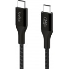 Belkin Кабель USB-C > USB-C заряджання/синхронізації 2м, 240Вт, Type-C, плетений, чорний