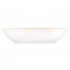 ARDESTO Тарілка супова Siena, 790мл, 20см, порцеляна, біло-жовтий ARDESTO Тарілка супова Siena, 790мл, 20см, порцеляна, біло-жовтий