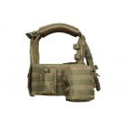 Плитоноска 2Е, Тип 1, з кишенями для бічного захисту і підсумками, Молле, зелена