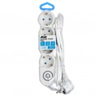 2E Мережевий подовжувач Plus 4XSchuko з вимикачем 3G1.0*3M, white 2E Мережевий подовжувач Plus 4XSchuko з вимикачем 3G1.0*3M, white