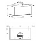 Hansa Витяжка вбудована, 55см, 790м3ч, білий Hansa Витяжка вбудована, 55см, 790м3ч, білий