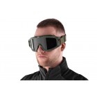 2E Tactical Маска тактична, захисна Hawk Army Green Anti-fog, сумка, 3 лінзи