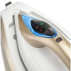 Sencor Праска-парогенератор, 2400Вт, 1500мл, паровий удар -395гр, постійна пара - 130гр, Anti-calc, керам. підошва, біло-золотий