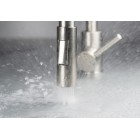 Deante Набір для кухні Corio, гранітна мийка ZRC_2103 + зміш. BOC_B740, графіт