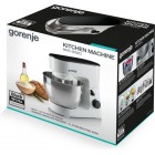 Gorenje Кухонна машина 600Вт, чаша-метал, корпус-пластик, насадок-3, білий