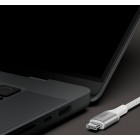 Belkin Кабель USB-C > USB-C заряджання/синхронізації 2м, 240Вт, Type-C, плетений, білий