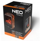 Камін електричний, декоративний Neo Tools, 850/1500Вт, 15–20м2, регулятор, 25х14.4х30.4см, дерево