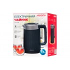 ARDESTO Електрочайник EKL-F18B/1.7л/2200Вт/strix контроль/чорний ARDESTO Електрочайник EKL-F18B/1.7л/2200Вт/strix контроль/чорний