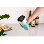 ARDESTO Термостакан Bright City 470 мл з відкривачкою, блакитний, нержавіюча сталь