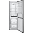 Gorenje Холодильник з нижн. мороз. камерою, 185х60х60см, 2 дв., Х- 207л, М- 97л, A+, NoFrost Plus, Fresh zone, Диспл, сірий