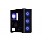 2E Gaming Корпус Vertex GI01B без БЖ 2xUSB3.0, 1xUSBType-C, 3x140мм ARGB, 1x120мм ARGB, VGA 380мм, LCS ready, контролер з пультом, TG Side Panel, EATX, чорний