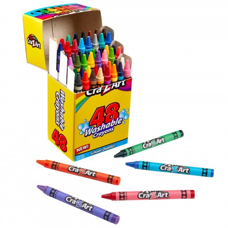 Cra-Z-Art Крейда воскова легкозмивна, 48шт