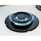 Варильна поверхня Electrolux газова на склі, 60см, чавун, білий