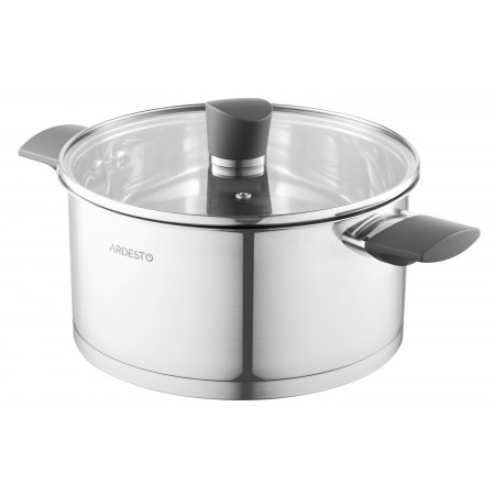 ARDESTO Каструля Gemini, скляна кришка, 3.9 л, нержавіюча ст
