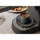 Electrolux Кавоварка рожкова, 1л, мелена, ручний капуч, LED-дисплей, підігрів чашок, чорний